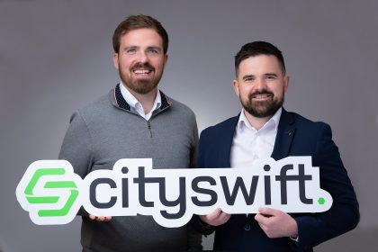 Photo of Brian O'Rourke and Alan Farrelly of CitySwift
