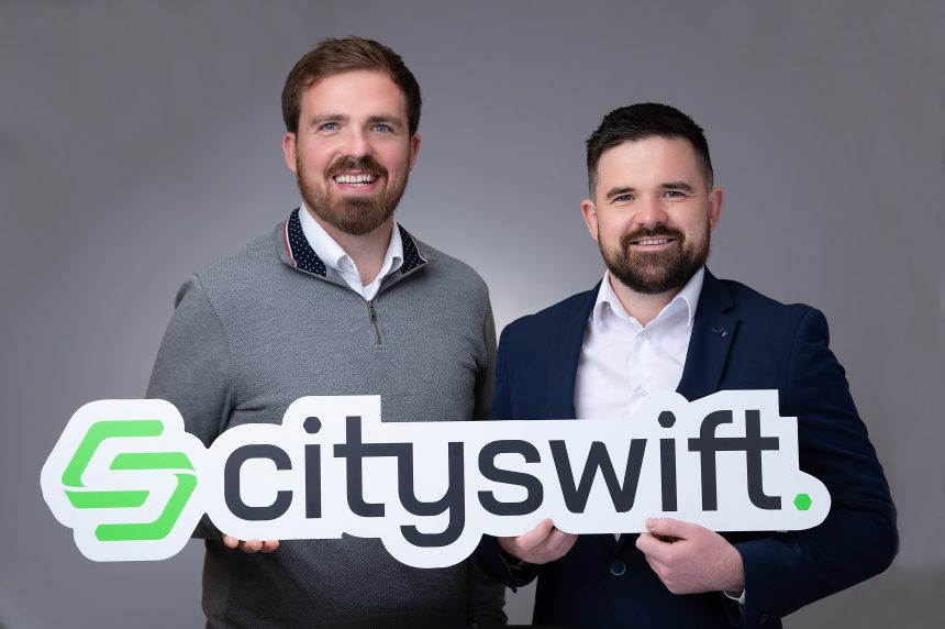 Photo of Brian O'Rourke and Alan Farrelly of CitySwift