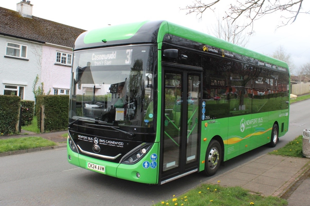 Yutong E9L with Newport Transport