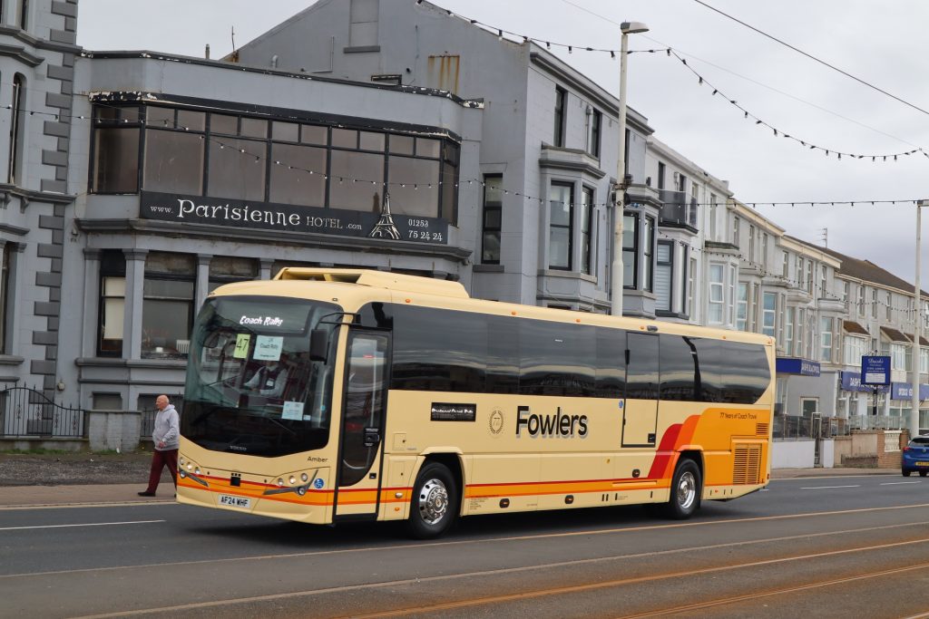 Volvo B8R with Plaxton Leopard bodywork