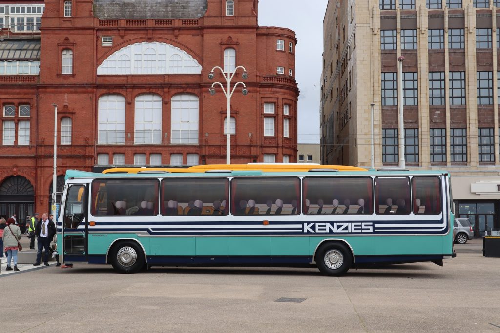 Kenzies Tours Volvo B58 at the UK Coach Rally 2024