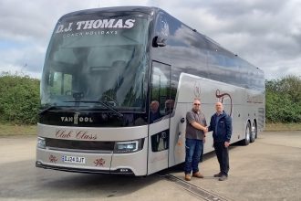 First Van Hool T for UK handed over as VDL deal to proceed