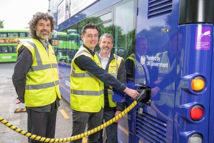 first electric bus bramley