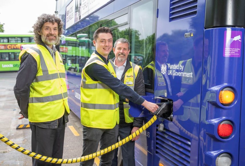 first electric bus bramley