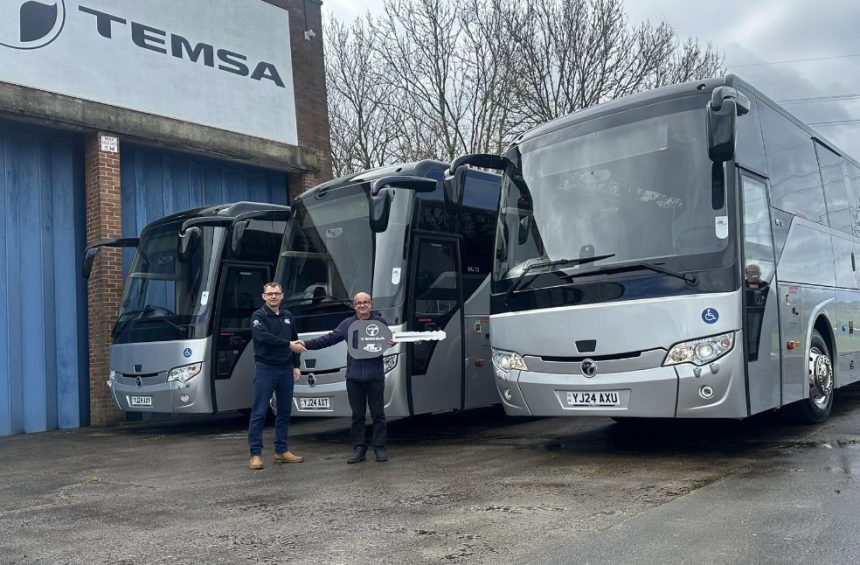 Temsa HD13 trio for Turners Coachways of Bristol