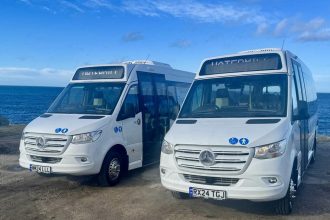EVM Cityline minibus pair for Watermill Coaches