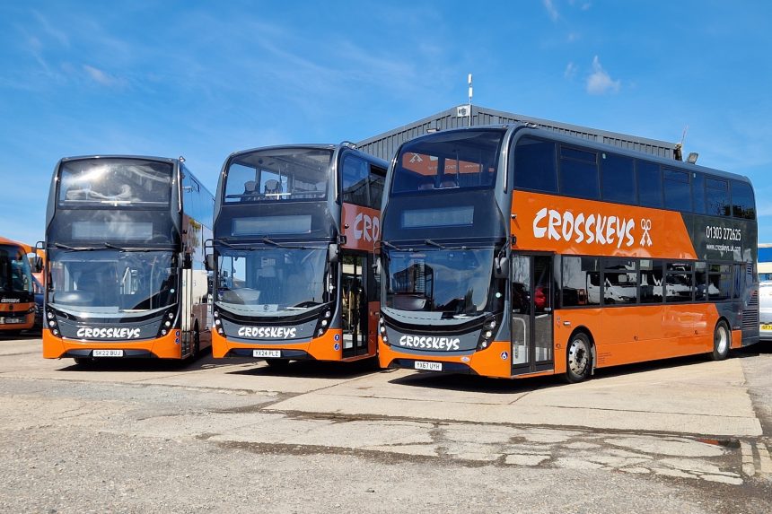 Alexander Dennis Enviro400 trio for Crosskeys Coaches