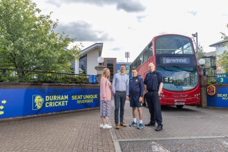 photo of Go North East Durham Cricket team sponsorship