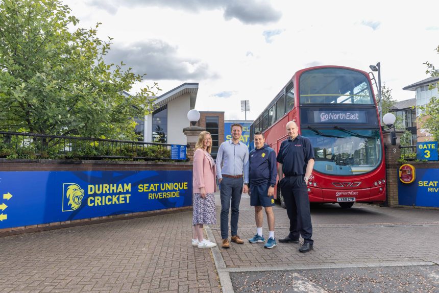 photo of Go North East Durham Cricket team sponsorship