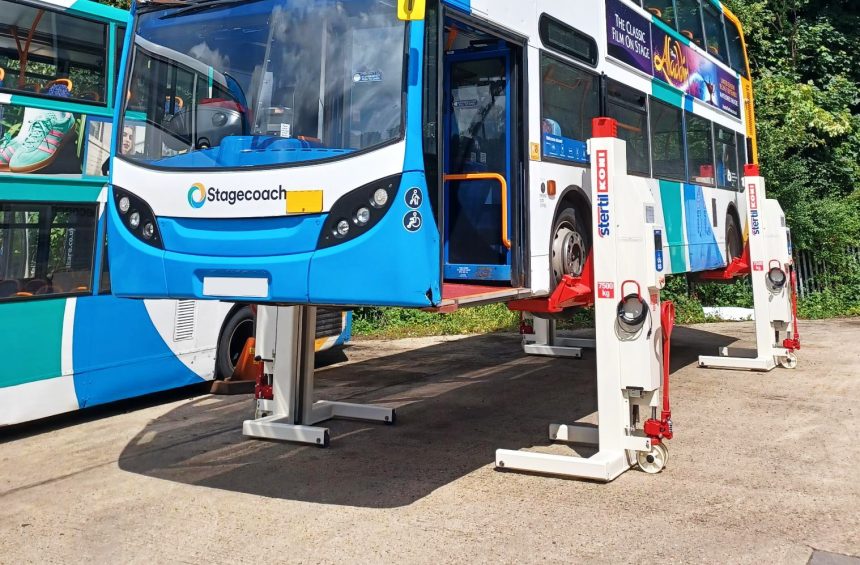 Stagecoach South takes three sets of Stertil-Koni vehicle lifts