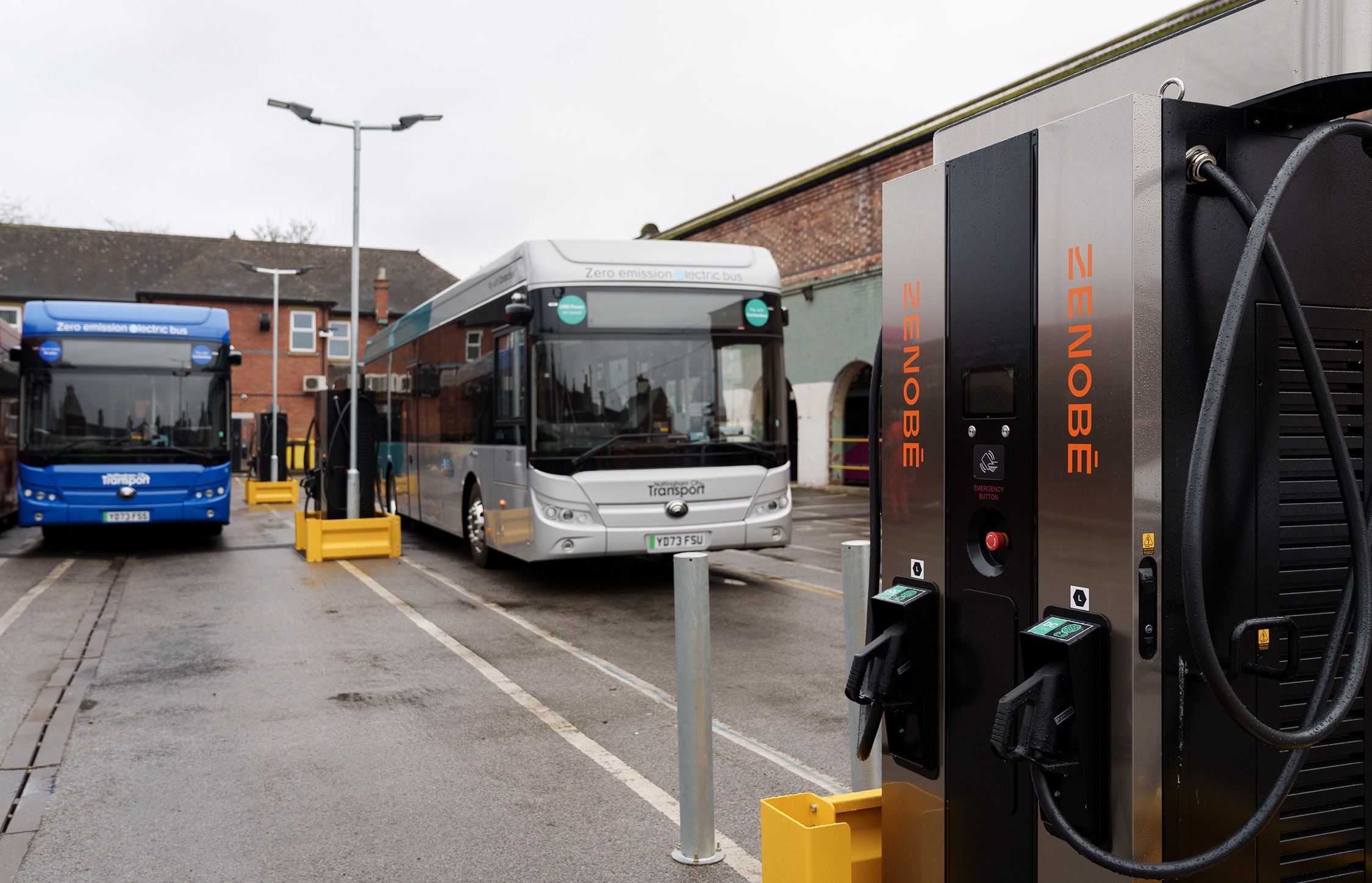 Bus electrification by Nottingham City Transport