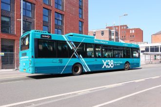 Competition between Arriva and Trentbarton on route X38
