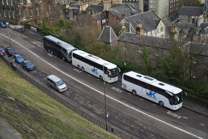 Modelling of journeys and sharing of chargers are key to battery electric coaches