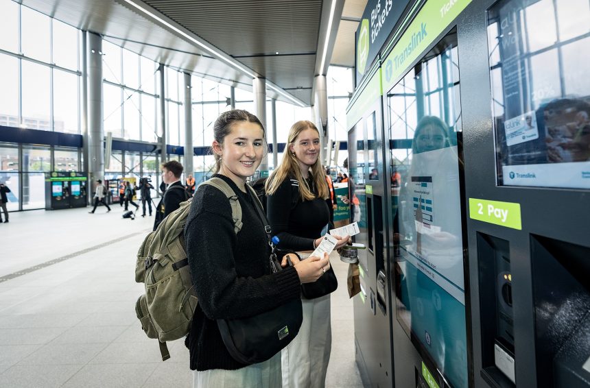 Flowbird ticketing technology at Belfast Grand Central Station