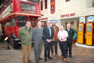 Hants and Dorset Trim works with National Motor Museum on RT bus retrim