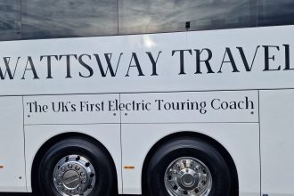 Wattsway Travel vehicle with branding