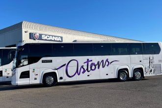 Astons Coaches takes delivery of another Scania Touring