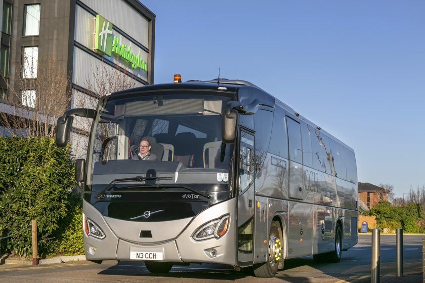 Volvo B8R with MCV Evotor bodywork for Heathrow operator CCH