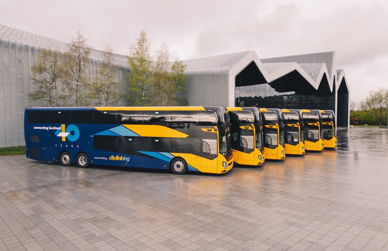 Volvo 9700 DD fleet for Scottish Citylink 900