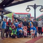 Harrogate Bus Company team walk bus route for cancer charity