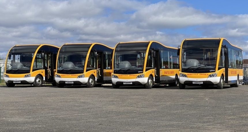 Optare Solos for Shuttle Buses of Kilwinning
