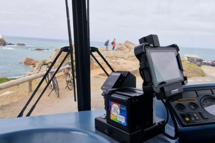 TransMach TM700 ticket machine with LibertyBus in Jersey