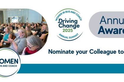 Women in Bus and Coach Announces 2025 awards promotional image