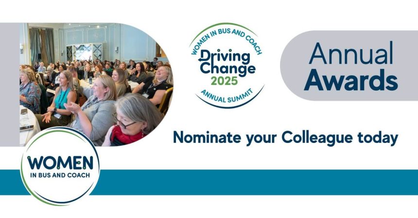 Women in Bus and Coach Announces 2025 awards promotional image