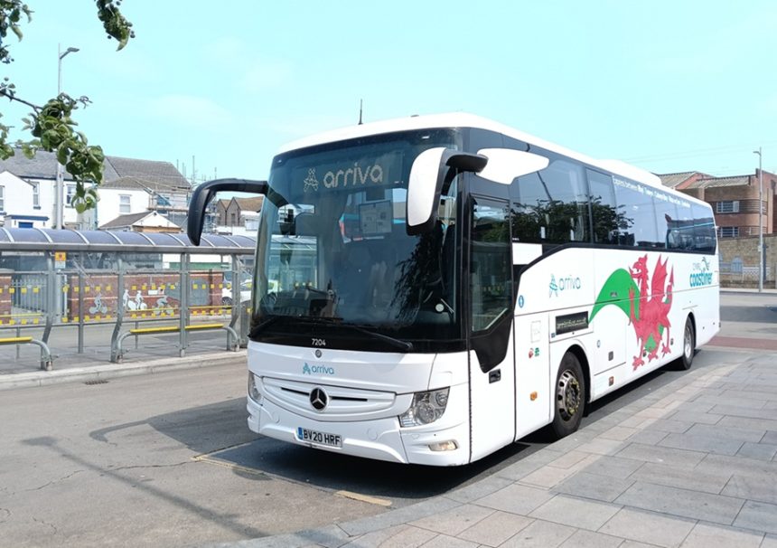 Arriva to begin Cymru Coastliner CC12 coach service in North Wales