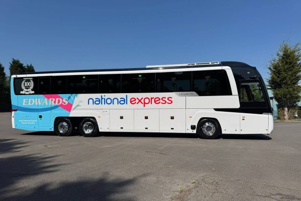 Edwards Coaches unveils co-branded Caetano for NatEx work