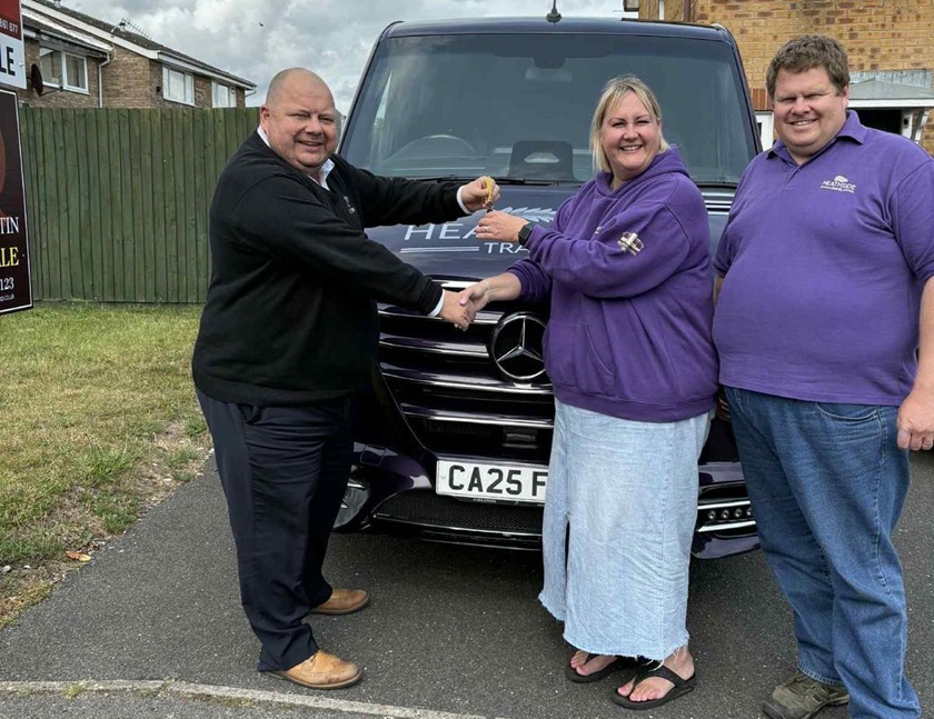 Mercedes-Benz Sprinter Ilesbus VIP delivery to Heathside Travel
