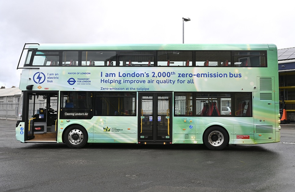 London's Zero-Emission Bus Fleet Milestone and Future Plans