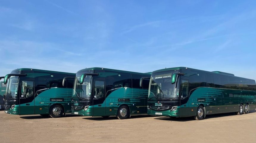 Mercedes-Benz Tourismo delivery to Skills Motor Coaches