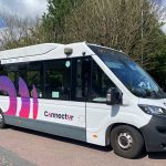 Whippet autonomous bus Alexander Dennis Enviro100AEV Cambridge Connector at Madingley Rd P&R (1)