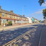 Floating bus stops and electric coach depot charging