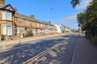 Floating bus stops and electric coach depot charging
