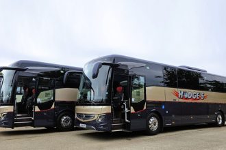 Mercedes-Benz Tourismo pair for Hodge's Coaches of Sandhurst
