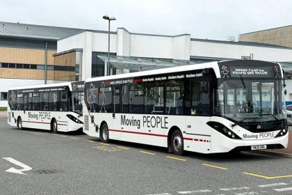 Alexander Dennis Enviro200 pair for Moving People