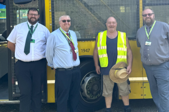 Southern Vectis employee retires after 50 years