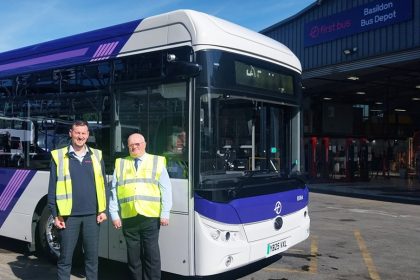 Yutong battery electric for First Bus Basildon depot