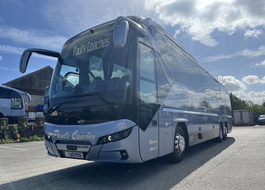 Neoplan Tourliner P20 for Paul's Coaches of Staffordshire