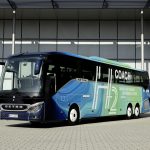 Setra S 517 HD Comfort Class coach with hydrogen fuel cell electric power