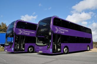 New Alexander Dennis Enviro400 pair for Tomorrows Travel