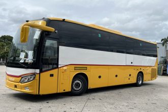 Wrightbus Contour coach for Bus Eireann school service