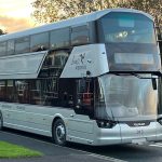 Wrightbus StreetDeck with Cummins engine for delivery to Bus Vannin