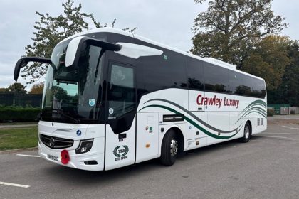 Mercedes-Benz Tourismo coach for Crawley Luxury