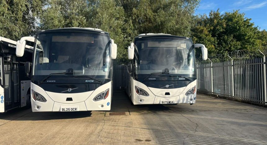 Charlise Executive Travel adds two new Volvo B8R MCV Evotors