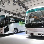 Higer V-Series coaches shown at Busworld