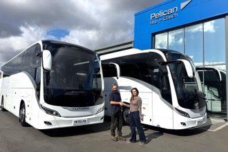 Yutong GT12 delivery to Lee's Coaches of Durham