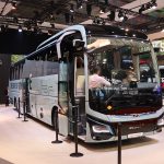 MAN battery electric Lion's Coach 14 E at Busworld